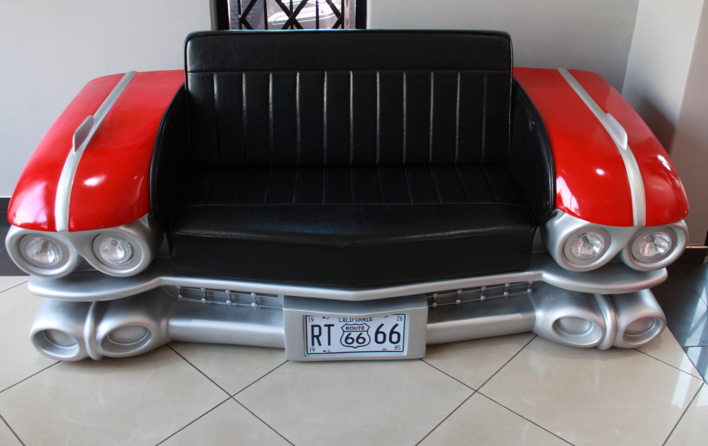Vintage Chevy Front End Car Couch With Working Lights