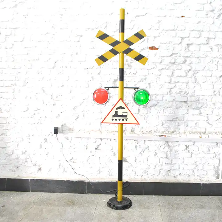 Train Crossing Classic Antique Street Lamp